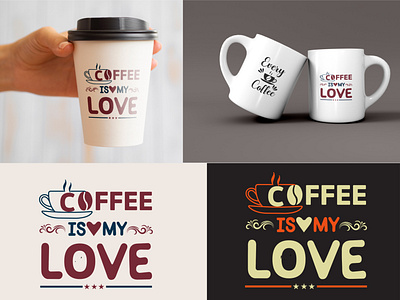 COFFEE DESIGN branding coffee coffeedesign coffeelove coffeelover coffeewithmylife coffeewithwinter creativedesign graphic illustration loves modern mugdesign professional text unique vector winter