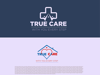 TRUE CARE MEDICAL LOGO branding businesslogo care logo creativelogo health care health logo laboratory logo logo logodesign medical logo modern true care logo