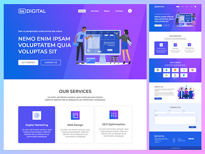 Business website template