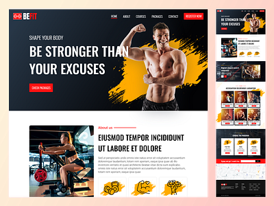Fitness Website Template finess website template gym template website website template