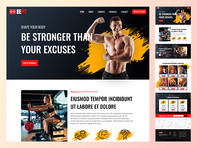 Fitness Website Template