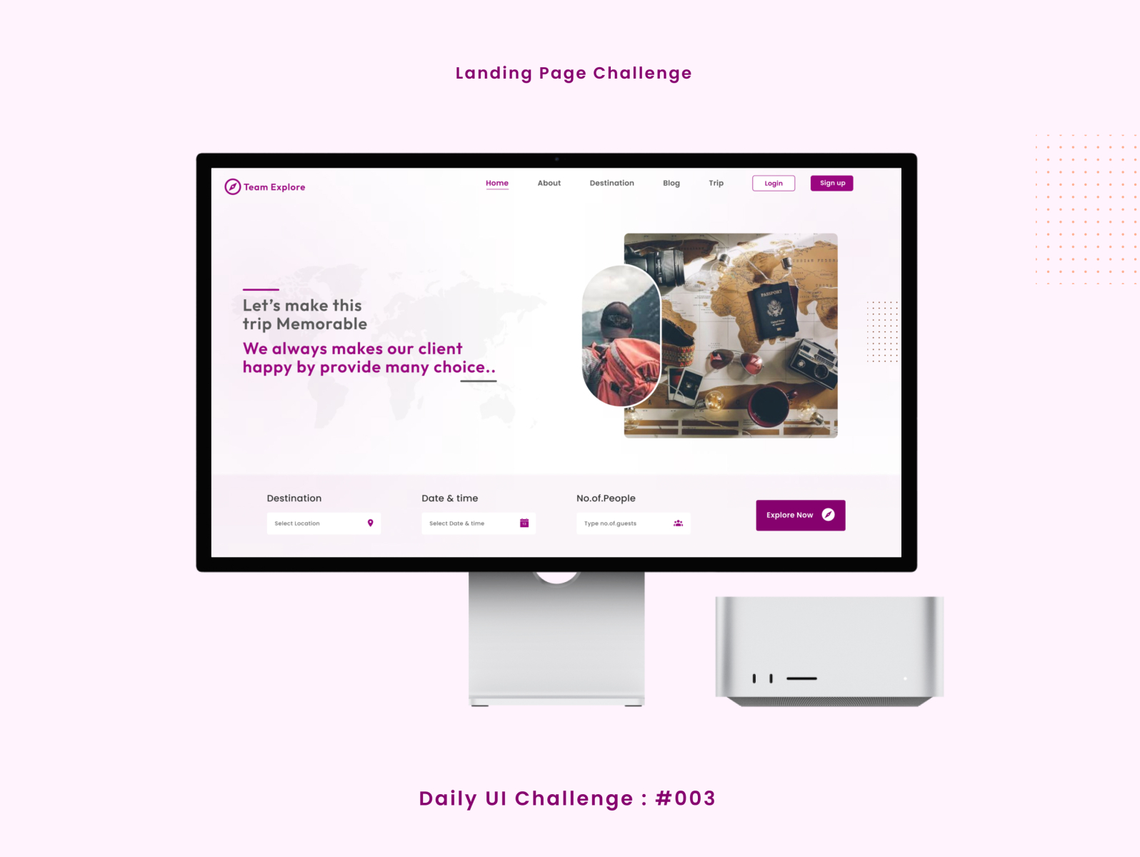 Daily Challenge Ui Landing Page Ui By Parithi Varadharaj R On