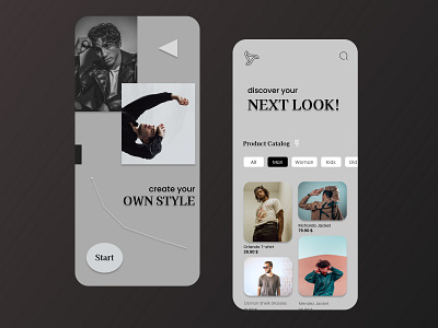 Create Your Outfit 2022 app art azerbaijan baku brand branding buy design figma graphic design illustrator instyle logo logo design mobile outfit style ui ux