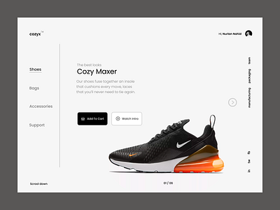 Nike 3d animation app branding design flat graphic design illustration illustrator logo logo design minimal mobile motion graphics typography ui ux vector web website