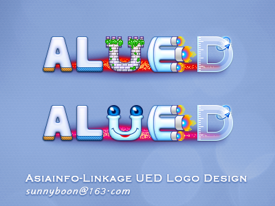 UED Logo design icon logo sunnyboon ued