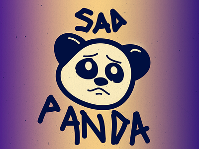 Sad Panda doodle