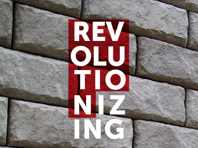 Revolution graphic design test typography