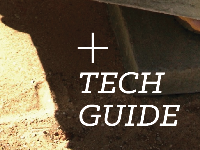 Tech Guide print publication typography