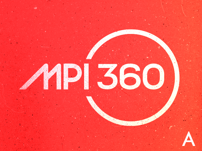 MPI 360 critique gif logo logotype typography