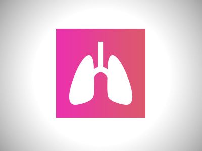 Breathable Icon graphic design icon illustration lung