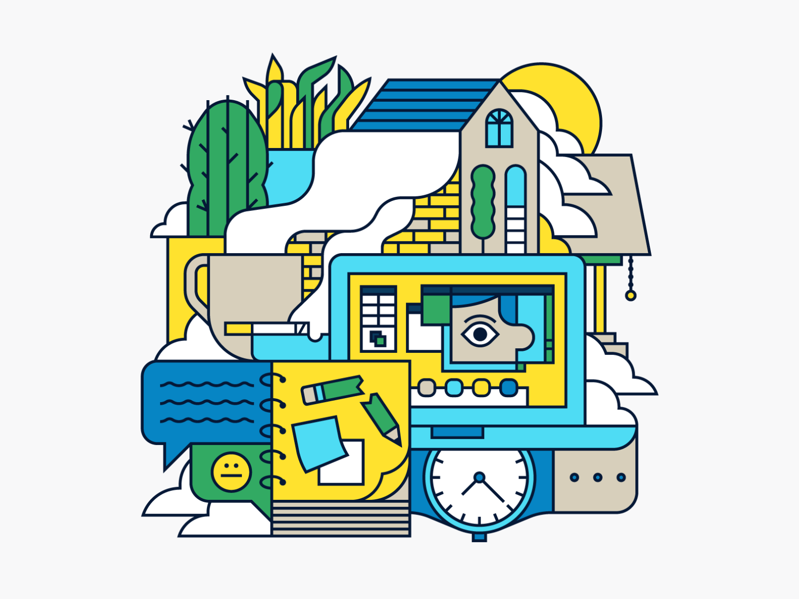 WFH by Kevin Moran on Dribbble