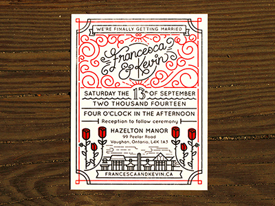 Wedding Invites black francesca invites kevin moran red roses screenprint september stationery wedding