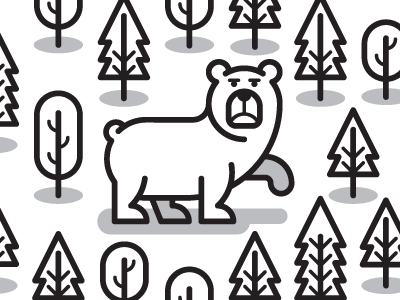 Bear In Woods