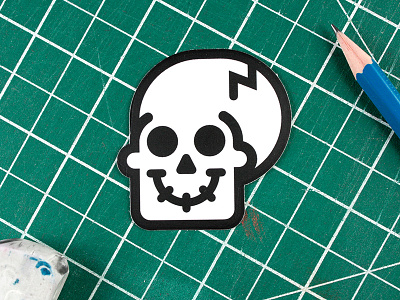 Smiley Stickers skull stickers