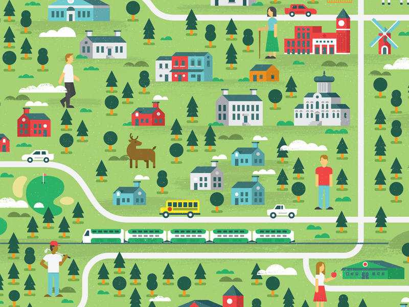 Suburbs by Kevin Moran on Dribbble