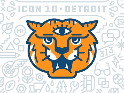 ICON10 / Detroit 313 bolt conference detroit eye orange tiger
