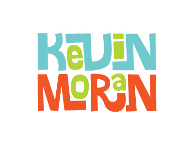 Self-Promo Logo colourful kevinmoran lettering typography