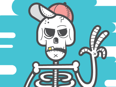 Skeleton blue chucks gif skeleton watch
