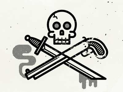 Sword, Shotgun & Skull