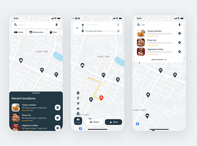 DailyUI020 - Location tracker dailyui design locationtracker map ui uxui