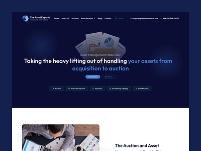 The Asset Experts Landing Page