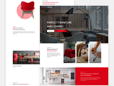 Thomas Huber Website branding design fonts furniture graphic design logo shop ui ux website