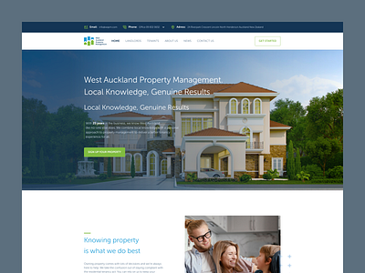 West Auckland Property Management Website