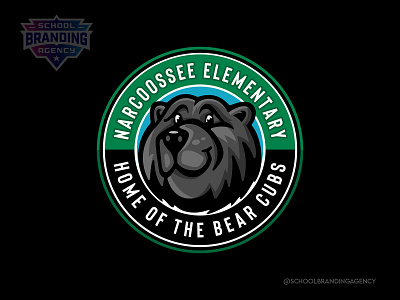 Narcoossee Elementary School Mascot Logo Design character design mascot design school branding school logo school logo design school mascot school mascot design