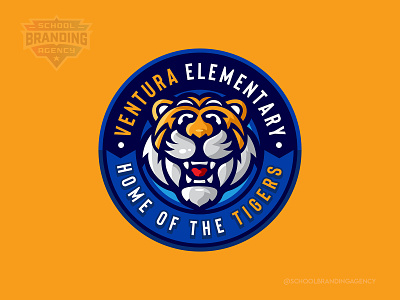 Ventura Elementary School Logo Design character design mascot design school branding school logo school logo design school mascot school mascot design