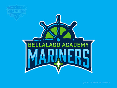 Bellago Academy Elementary School Logo Design character design illustration school branding school logo school logo design school mascot school mascot design
