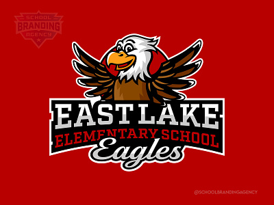 Eastlake Elementary School Mascot Logo Design character design illustration logo mascot design school branding school logo school logo design school mascot school mascot design