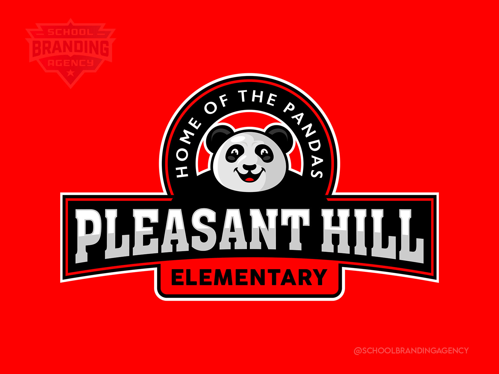 Pleasant Hill Elementary School Logo Design by School Branding Agency