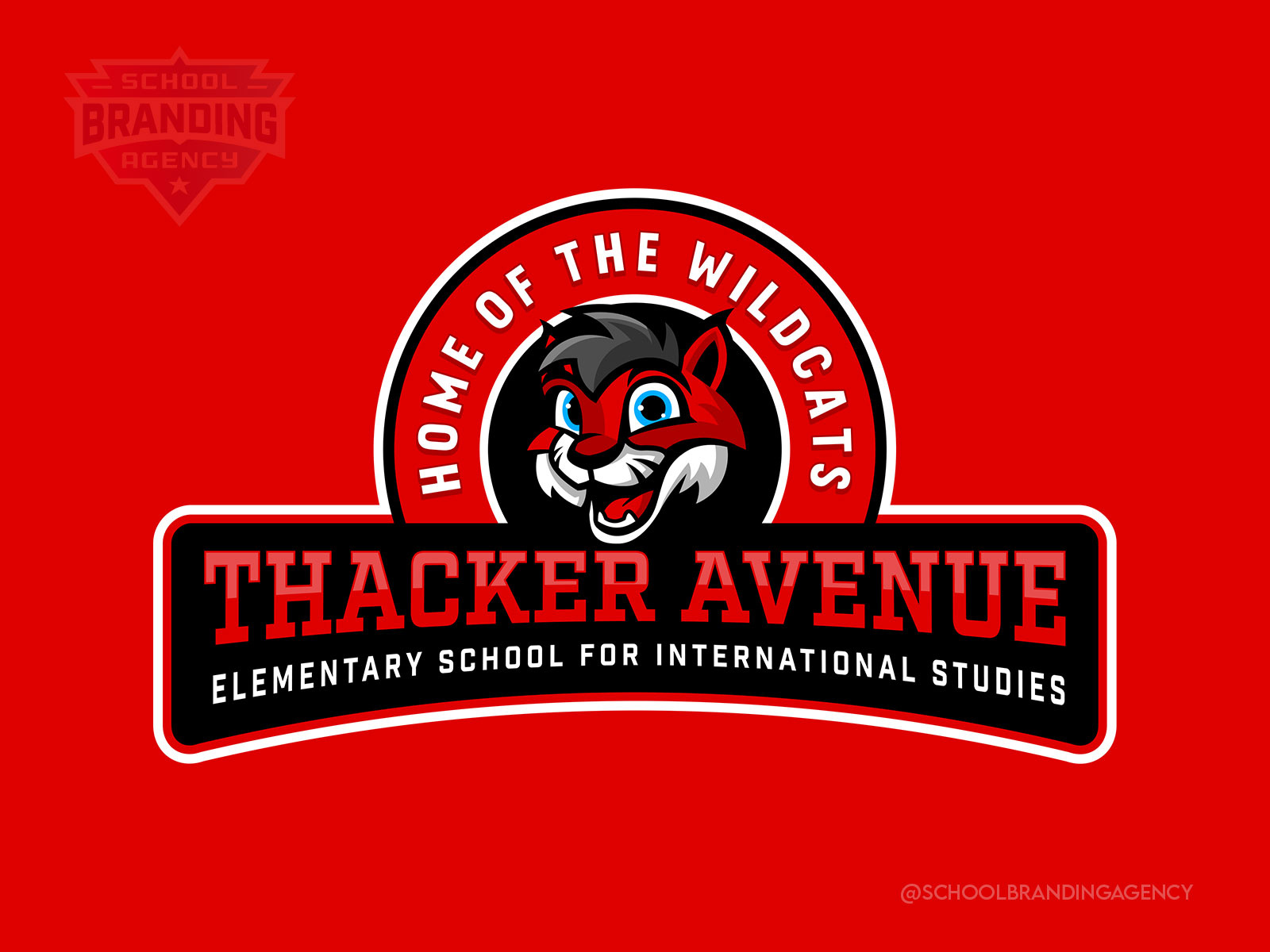 Thacker Avenue Elementary School Logo Design by School Branding Agency ...