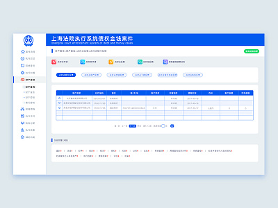 User backstage system blue court goverment office platform office system