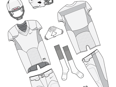 Uniform Template WIP football template uniforms