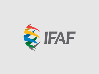 IFAF Logo concepts football ifaf