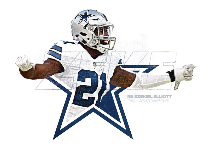 Zeke wallpaper. Lmk how it is. : r/cowboys