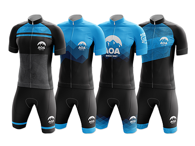 AOA Kit Mockups - Round 1 aoa cycling jersey kit mockup
