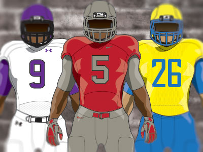 Template: Round 2 football templates uniforms
