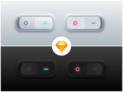 Switch UI control download file free freebie off on sketch switch toggle ui