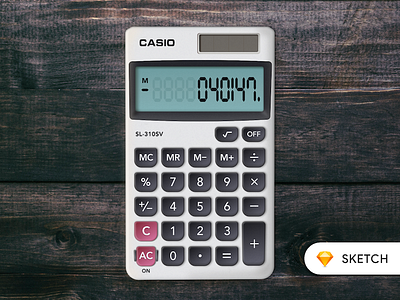 Calculator (Casio SL-310SV)