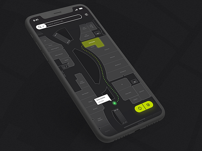 Map black dailyui dark finder floor map locate map market navigation store ui ux