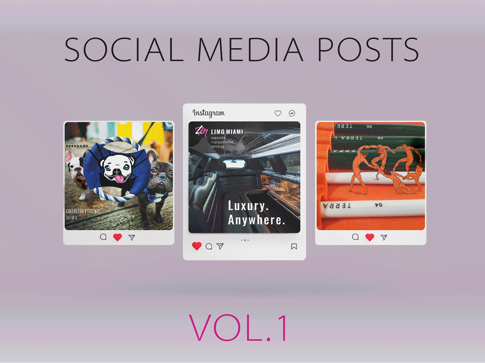 SOCIAL MEDIA POST COLLECTION VOL 1 / POSTFOLIO advertisement amazon products branding gif graphic design instagram minimal post postfolio profile design social media design social media post