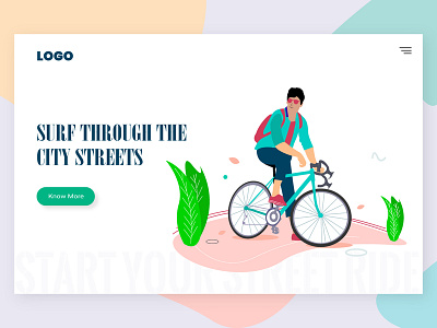 Cycle web landing page