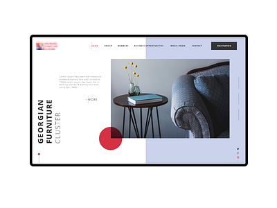 Furniture website concept