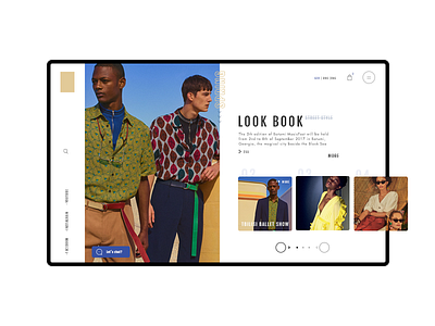 Shop boy collection color landing page minimal online shop shop slider spring ui ux web