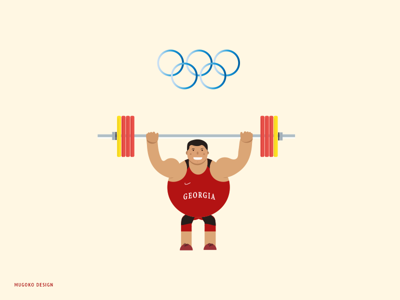 Lasha Talakhadze Georgian Weightlifter By Mugoko On Dribbble