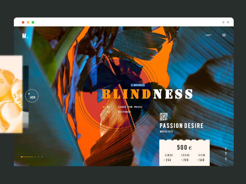 You Rock! Music UI music app single landing page online shop price effects design ux ui disc cover music