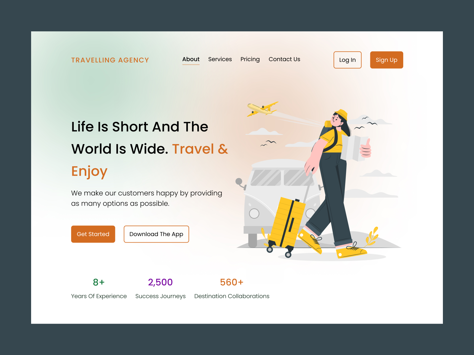 Hero Section Web Design By Design Phoenix On Dribbble