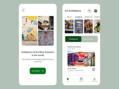 Art Exhibition UI dailyui dailyux design tech ui uidesign ux